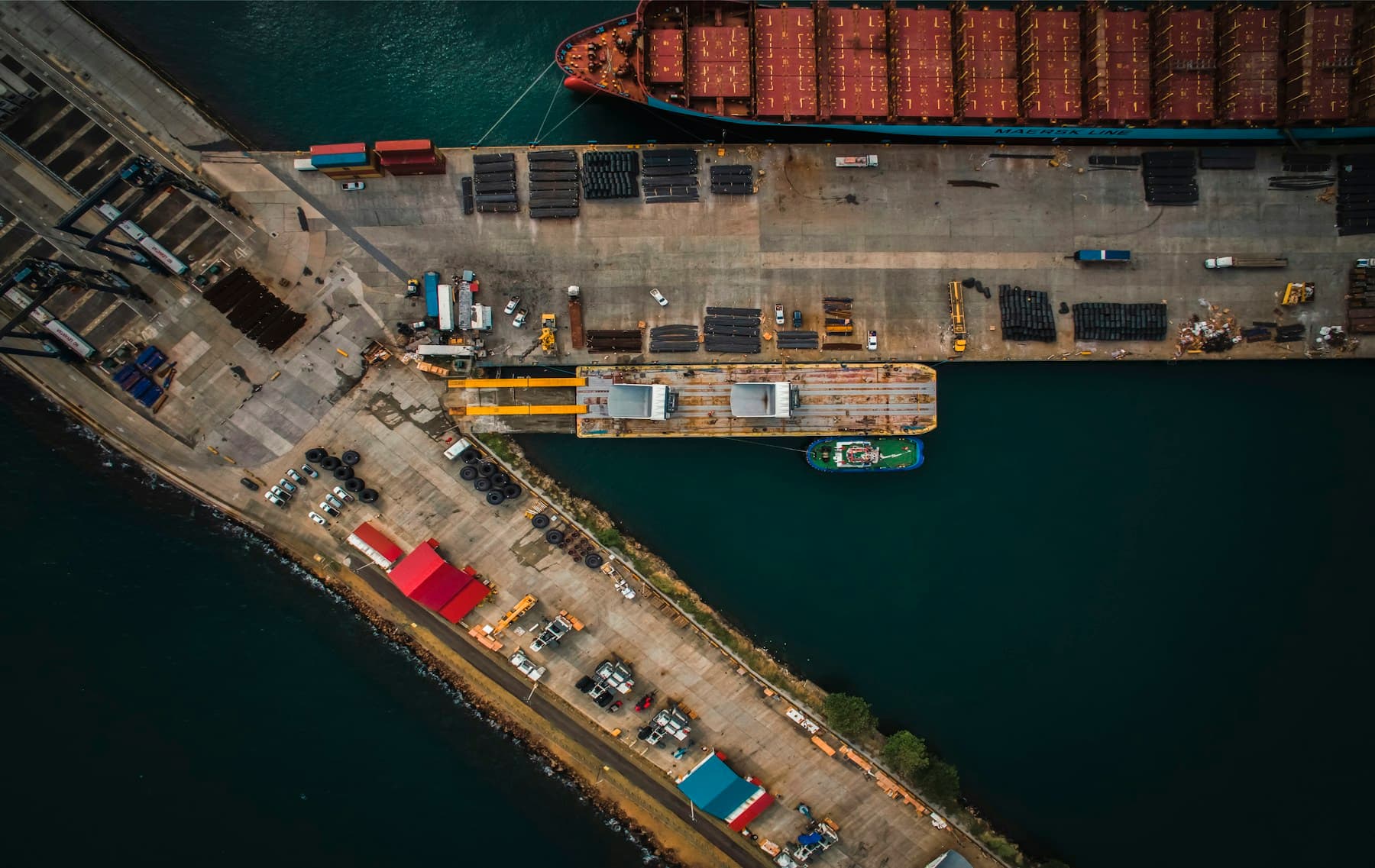 Commercial maritime and port operations in the Western Indian Ocean.
